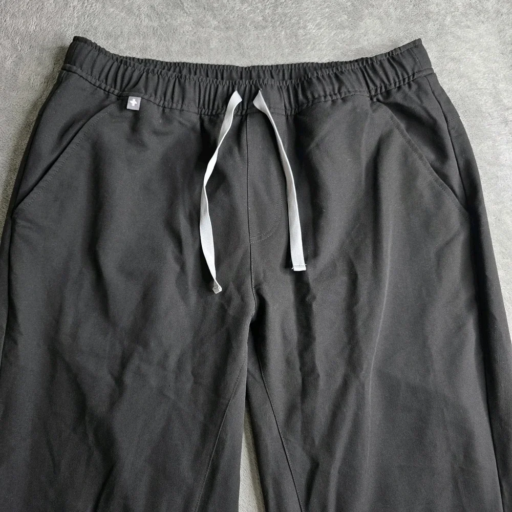 Figs Scrub Pants Mens Large Black Tansen Casual 30.5